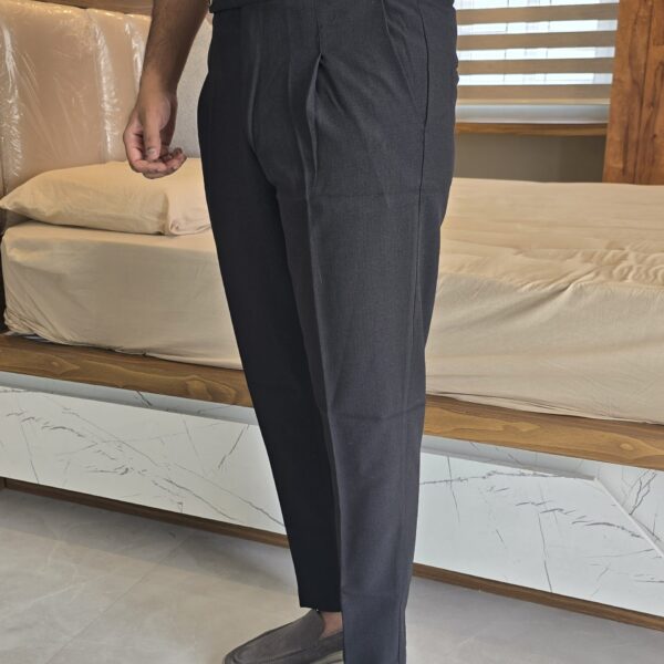 Black Double Button Gurkha Pants