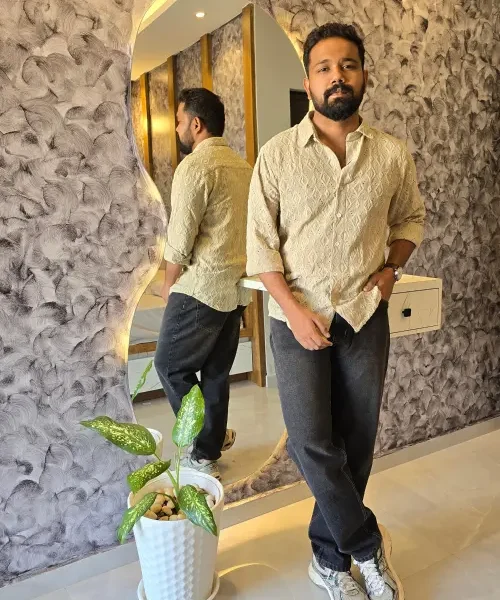 Ivory Premium Crochet Shirt – Timeless Sophistication