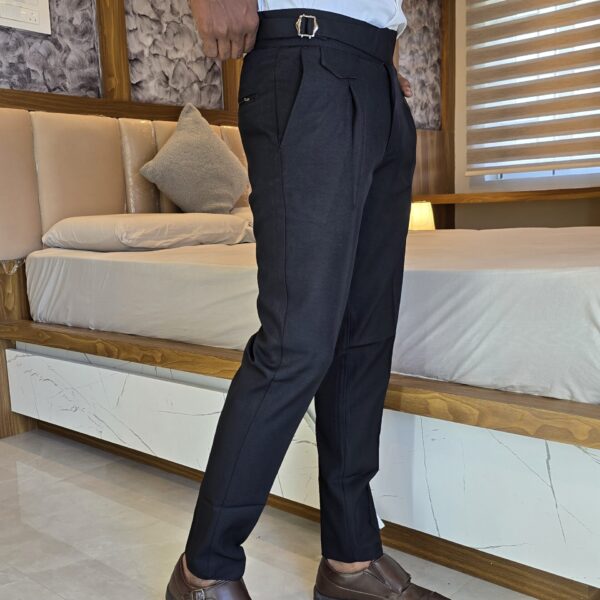 BLACK PREMIUM IMP SINGLE BUCKLE GURKHA PANTS