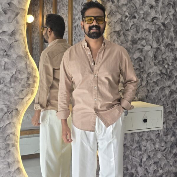 Premium Linen Blend Regular Fit Shirt