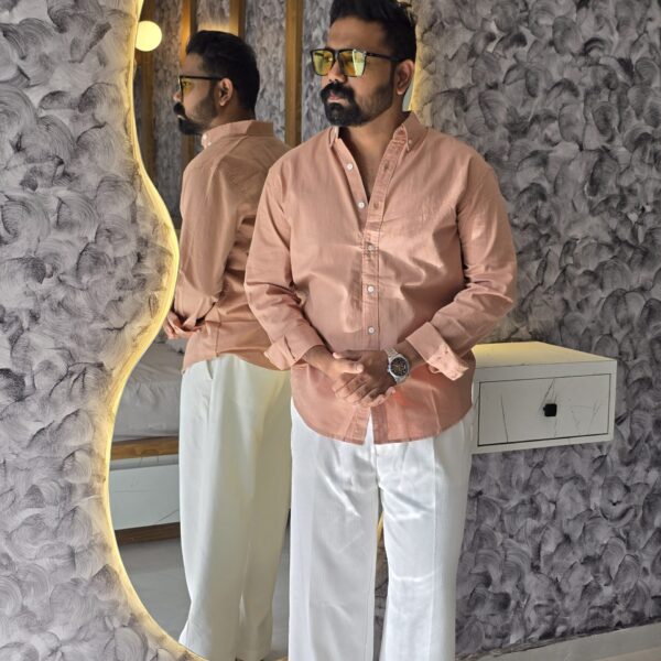 Premium Linen Blend Regular Fit Shirt