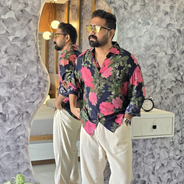 Premium relaxed fit viscose shirt