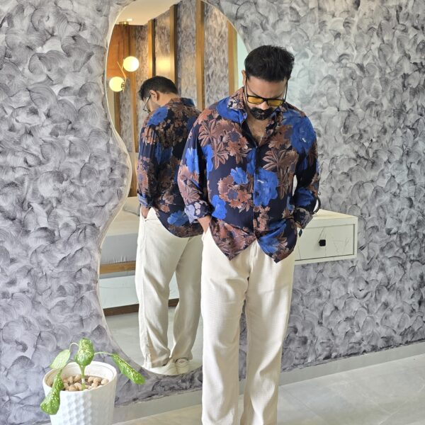 Premium relaxed fit viscose shirt