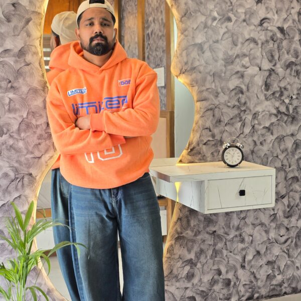 Muted Orange Premium Oversized Hoodies Streetwear Edition